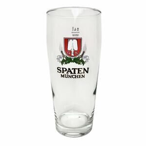 Spaten Munchen Beer Glass 0.4 Liter Pilsner Munich Germany Breweriana 6.5 Inch
